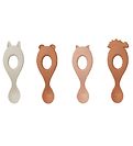 Liewood Spoons - Liva - Silicone - 4-Pack - Rose Mix