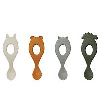 Liewood Skeer - Liva - Silikone - 4-pak - Hunter Green Mix Liewood Skeer - Liva - Silikone - 4-pak - Hunter Green Mix