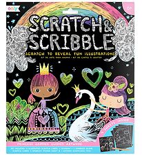 Ooly Scratch and Scribble Sæt - Princess Garden Ooly Scratch and Scribble Sæt - Princess Garden