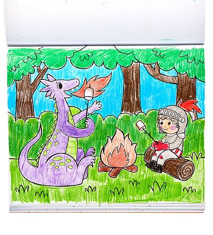 Ooly Kleurboek - 31 pagina's - Ridders Eend Dragons