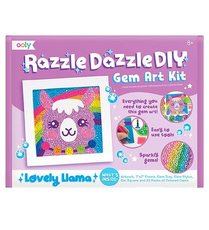 Ooly Diamond-Zeichnen Drawing - Razzle Dazzle - Schönes Lama