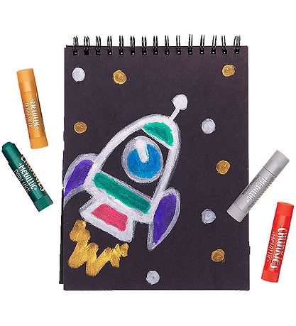 Ooly Jumbo Tuscher - Chunkies Paint Sticks - 6 stk - Metallic Ooly Jumbo Tuscher - Chunkies Paint Sticks - 6 stk - Metallic