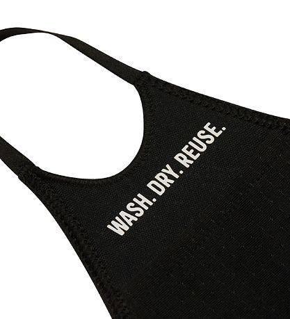 Reebok Mundbind - Small - 3-pak - Sort Reebok Mundbind - Small - 3-pak - Sort