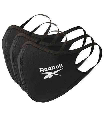 Reebok Mundbind - Small - 3-pak - Sort Reebok Mundbind - Small - 3-pak - Sort