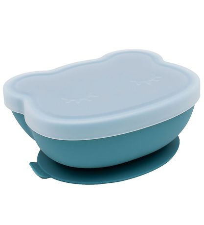 We Might Be Tiny Bowl w. Suction Cup - Silicone - Blue Dusk We Might Be Tiny Bowl w. Suction Cup - Silicone - Blue Dusk