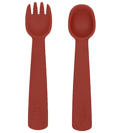 We Might Be Tiny Bestiksæt - Silikone - Rust We Might Be Tiny Bestiksæt - Silikone - Rust