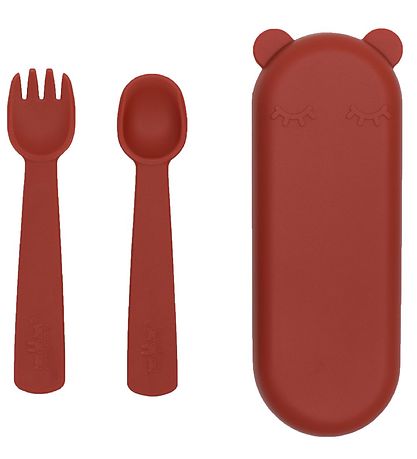 We Might Be Tiny Bestiksæt - Silikone - Rust We Might Be Tiny Bestiksæt - Silikone - Rust