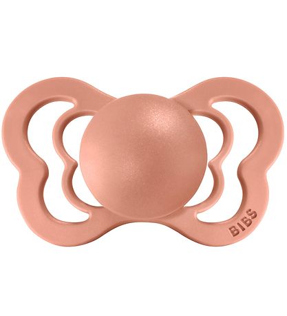 Couture Tétine BIBS - Taille 2 - 2 Pack - Anatomique - Peach/Woo
