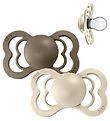 BIBS Supreme Sutter - Str. 2 - 2-pak - Symmetrisk - Vanilla/Dark