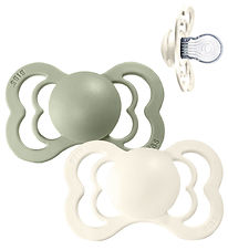 BIBS Supreme Sutter - Str. 1 - 2-pak - Symmetrisk - Ivory/Sage BIBS Supreme Sutter - Str. 1 - 2-pak - Symmetrisk - Ivory/Sage