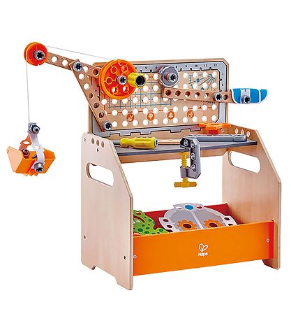 Hape Arbejdsbænk - 58 Dele - Junior Inventor