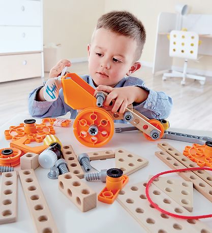 Hape Værktøj - 57 Dele - Junior Inventor Hape Værktøj - 57 Dele - Junior Inventor