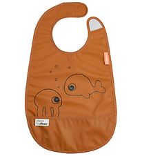 Done By Deer Bib - Sea Friends - Mustard Done By Deer Bib - Sea Friends - Mustard