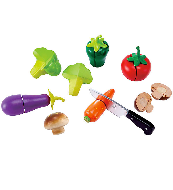 Hape Legemad - 8 Dele - Grøntsager Fra Haven