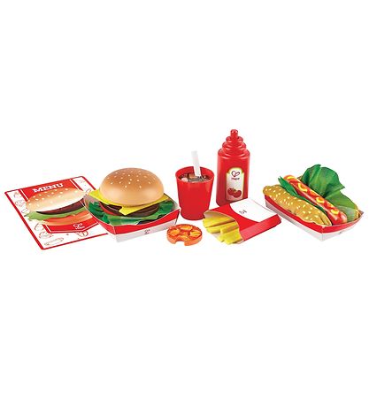 Hape Legemad - 27 Dele - Fast Food Hape Legemad - 27 Dele - Fast Food
