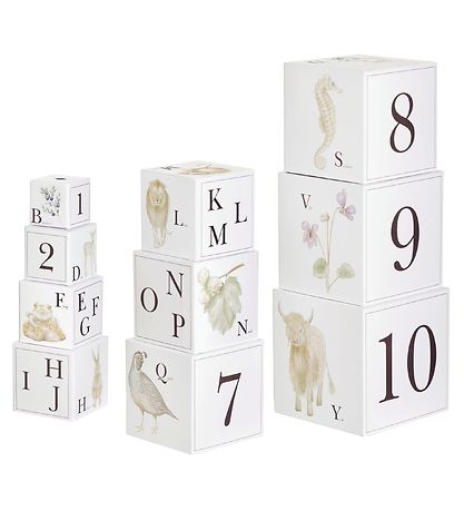 Blocs Empilables Cam Cam - 10 pces - Alphabet Animals Blocs Empilables Cam Cam - 10 pces - Alphabet Animals