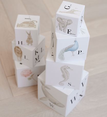 Blocs Empilables Cam Cam - 10 pces - Alphabet Animals Blocs Empilables Cam Cam - 10 pces - Alphabet Animals