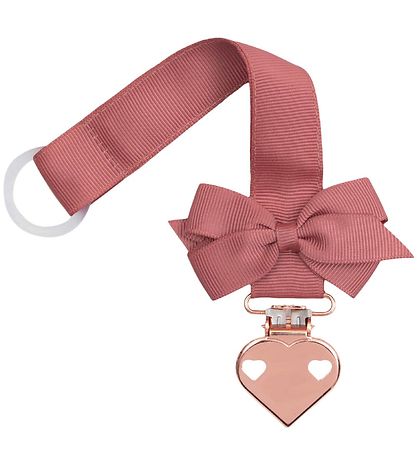 Little Wonders Speenketting - Cinnaber m. Vlinderdas/Koperen Har Little Wonders Speenketting - Cinnaber m. Vlinderdas/Koperen Har