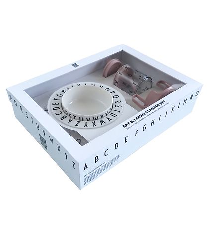 Design Letters Spisesæt - Tritan - 4 dele - Eat & Learn - Pudder Design Letters Spisesæt - Tritan - 4 dele - Eat & Learn - Pudder