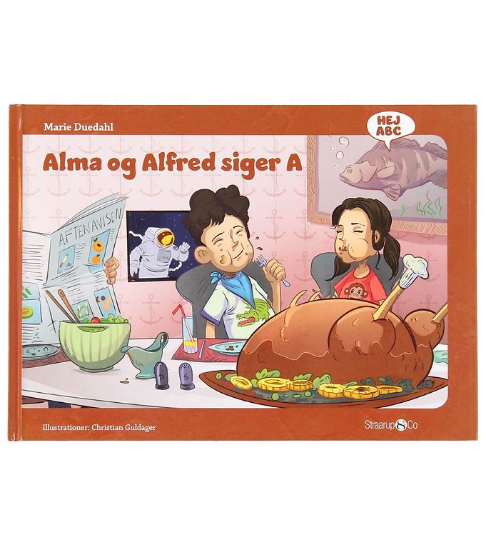 Straarup & Co Bog - Hej ABC - Alma og Alfred Siger A - Dansk