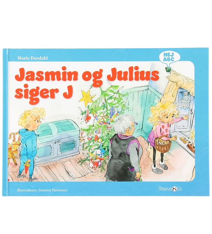Straarup & Co Bog - Hej ABC - Jasmin og Julius Siger J - Dansk