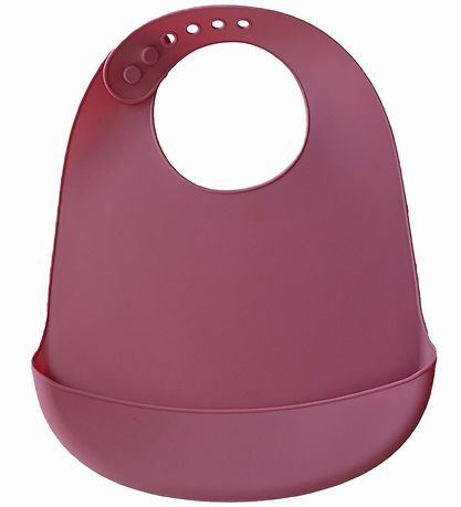 Bavoir Tiny Tot - Silicone - Berry Bavoir Tiny Tot - Silicone - Berry