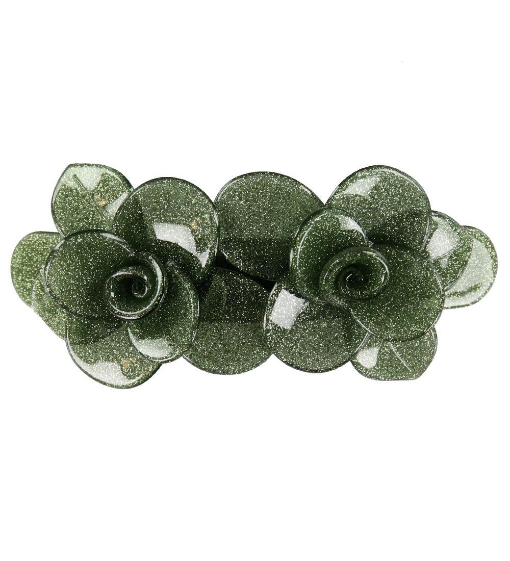 Petit by Sofie Schnoor Haarspange - 9x5 cm - Blumen - Grün - Sofie Schnoor - One Size - Haarschmuck