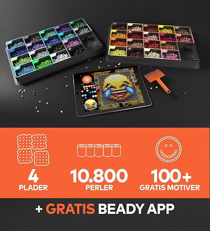 Beady Basic m. Perleplate - 10 800 Perler Beady Basic m. Perleplate - 10 800 Perler
