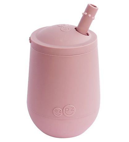 EzPz Mini Cup w. Straw - Silicone - Dusty Rose EzPz Mini Cup w. Straw - Silicone - Dusty Rose