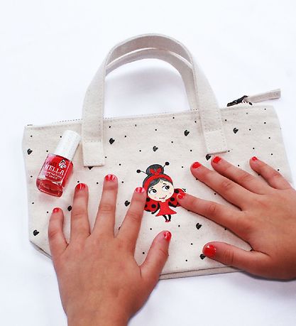 Miss Nella Sminketaske - Canvas - Creme m. Logo Miss Nella Sminketaske - Canvas - Creme m. Logo