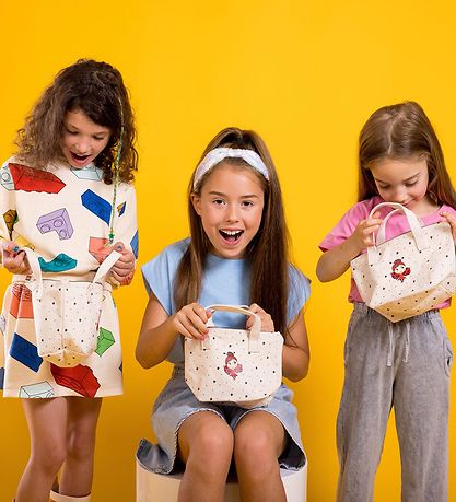 Miss Nella Sminketaske - Canvas - Creme m. Logo Miss Nella Sminketaske - Canvas - Creme m. Logo