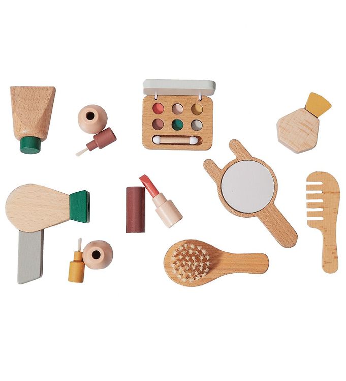 Petit Monkey Makeupsæt - 10 Dele - Træ