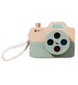 Petit Monkey Camera - Wood - Blue