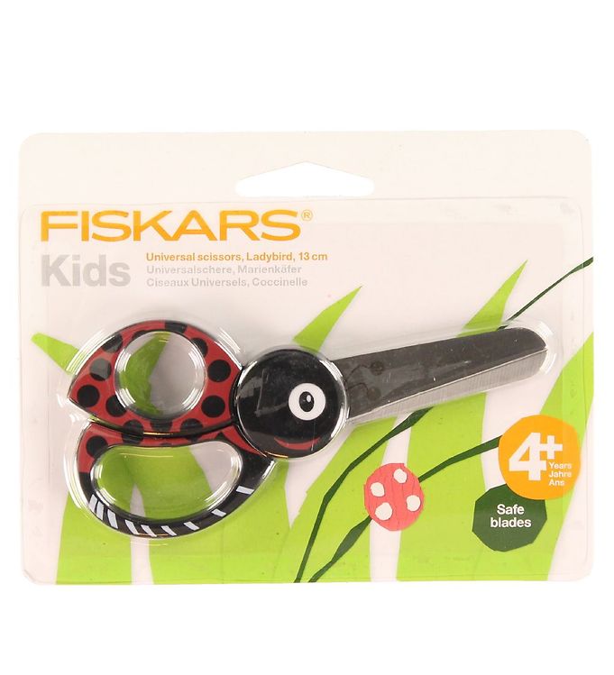 Fiskars Børnesaks - Mariehøne billede
