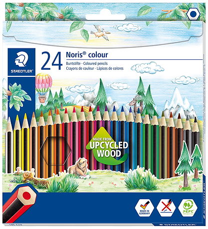 Staedtler Farveblyanter - Noris Colour - 24 stk Staedtler Farveblyanter - Noris Colour - 24 stk