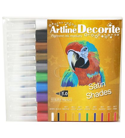 Artline Markers - Decorite - 10 pcs. - Satin