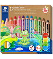 Staedtler Farveblyanter - Noris Junior - 3-i-1 - 12 stk m. Blyan Staedtler Farveblyanter - Noris Junior - 3-i-1 - 12 stk m. Blyan