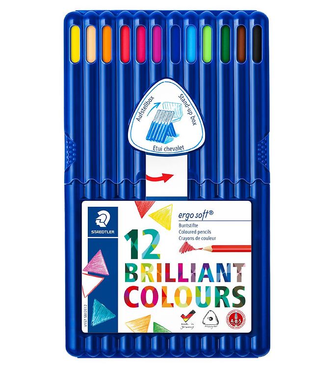 Staedtler Farveblyanter - Ergo Soft - 12 stk billede