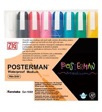 Zig Tuscher - Vandfast - 2 mm - 8 stk Zig Tuscher - Vandfast - 2 mm - 8 stk