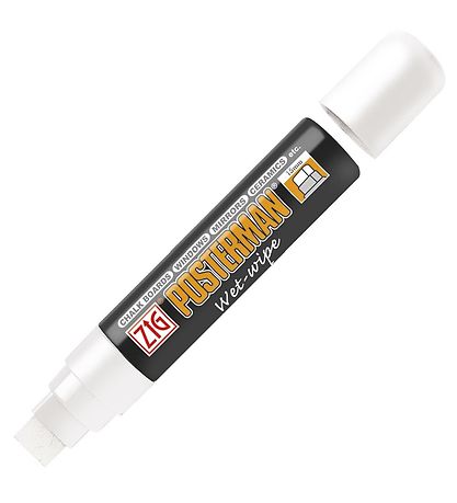 Marqueur Zig - Effaceur/Essuie-glace - 15 mm - Blanc Marqueur Zig - Effaceur/Essuie-glace - 15 mm - Blanc