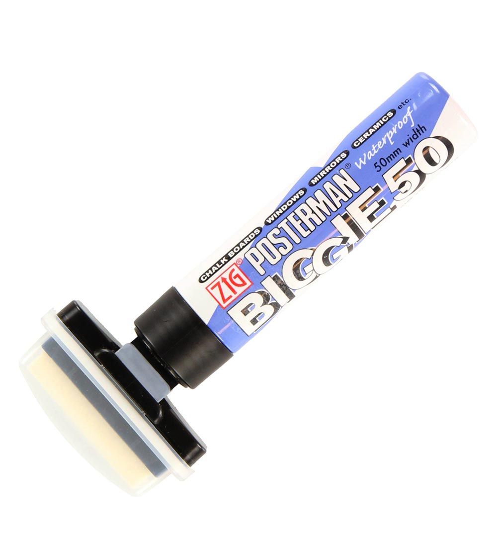 Zig Filzstifte - Biggie - 50 mm - Schwarz - Zig - One Size - Filzstifte