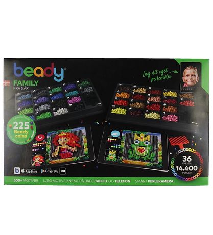 Beady Family w. Pegboard - 14,400 Beads Beady Family w. Pegboard - 14,400 Beads