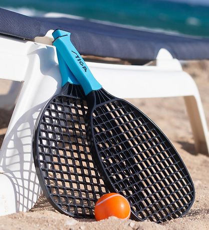 Stiga Strandtennissæt - Sort/Lyseblå