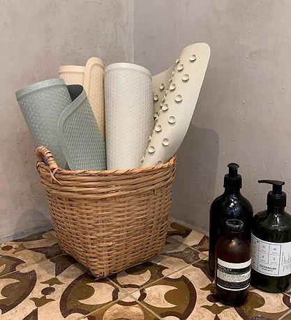 Hevea Bademåtte - Naturgummi - 75x34 cm - Sand