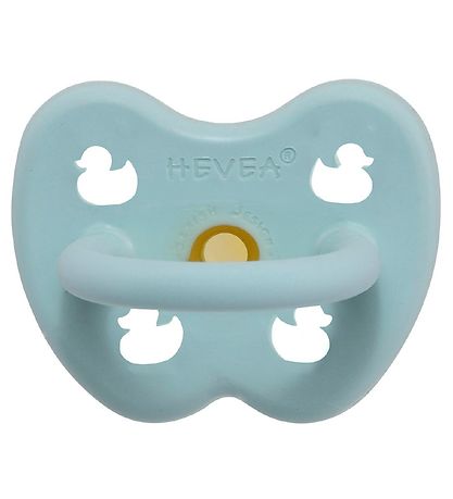 Hevea Sut - 0-3 mdr - Naturgummi - Baby Blue m. Ænder