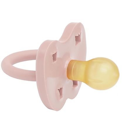 Hevea Sut - 0-3 mdr - Naturgummi - Powder Pink m. Blomster