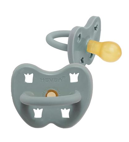 Hevea Sut - 3-36 mdr - Naturgummi - Gorgeous Grey m. Kroner Hevea Sut - 3-36 mdr - Naturgummi - Gorgeous Grey m. Kroner