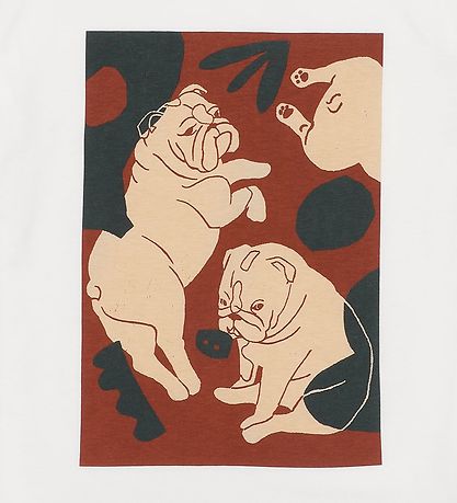 Soft Gallery T-shirt - Asger - Snow White m. Hunde Soft Gallery T-shirt - Asger - Snow White m. Hunde