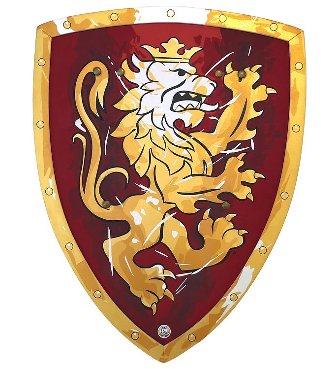 Liontouch Udklædning - Noble Knight Skjold - Rød