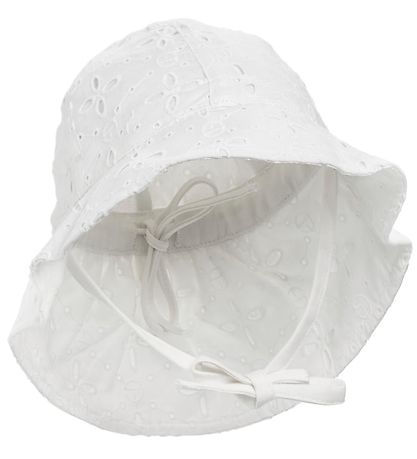 Elodie Details Sommerhat - Broderi Anglaise - Hvid Elodie Details Sommerhat - Broderi Anglaise - Hvid
